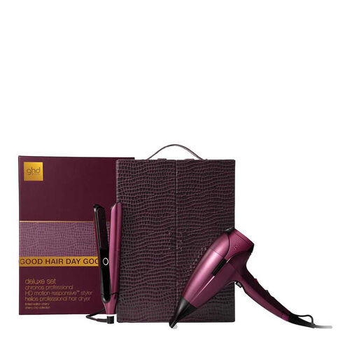 ghd Deluxe Gift Set in Limited Edition Cherry Chic